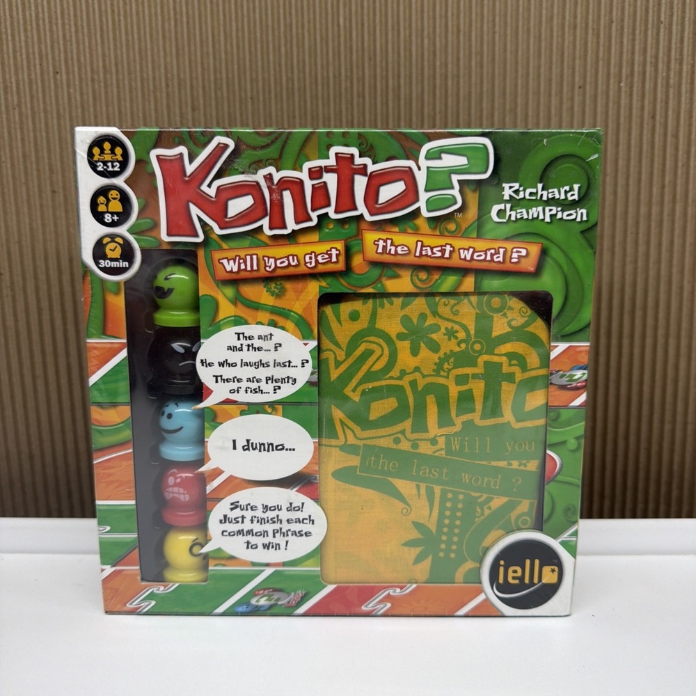 Konito? IELLO Games Family Strategy Party Board Game by Richard Champion SEALED
